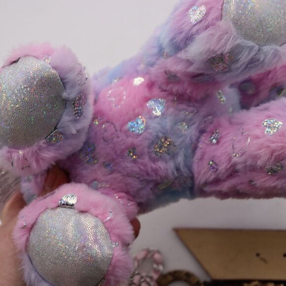 Toby Toys Unicorn Plush Bag Holo Hearts Chain Strap Plushcore Toycore Accessory - Picture 3 of 13